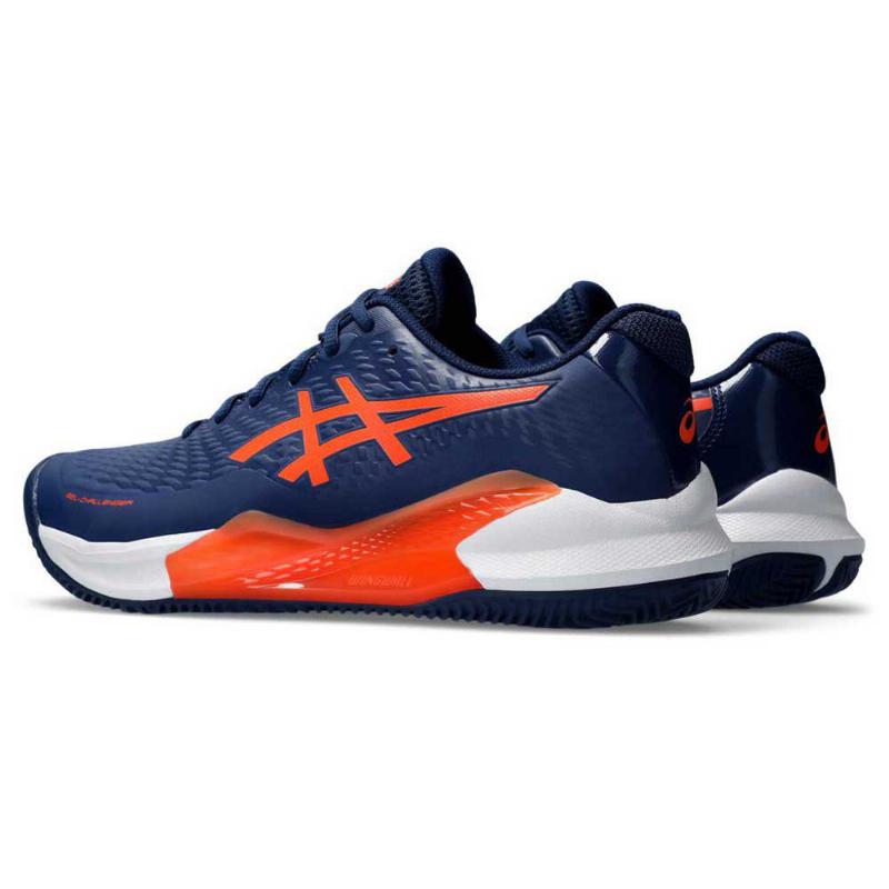 Zapatillas Asics Gel Challenger 14 Clay Azul Marino Naranja