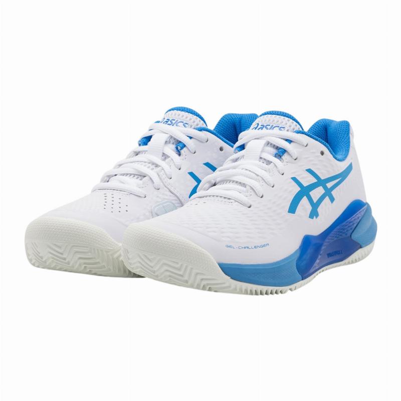 Zapatillas Asics Gel Challenger 14 Clay Blanco Azul Mujer