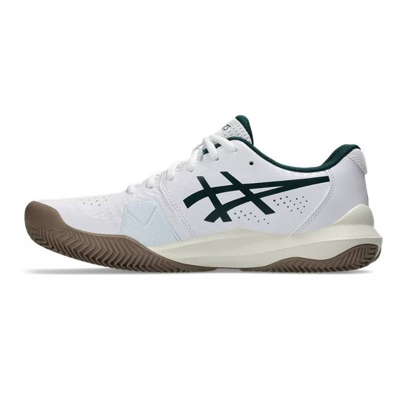 Asics Gel Challenger 14 Clay White Dark Green Chaussures