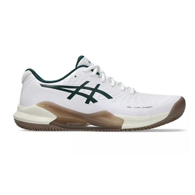 Asics Gel Challenger 14 Clay White Dark Green Chaussures