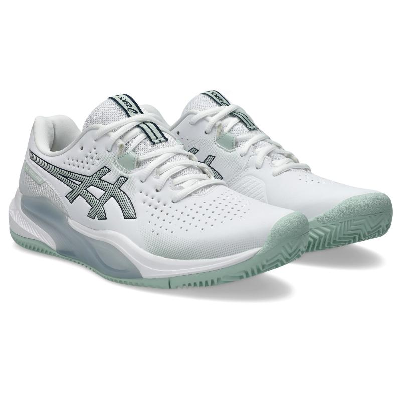 Zapatillas Asics Gel Challenger 15 Clay Blanco Verde Liquen