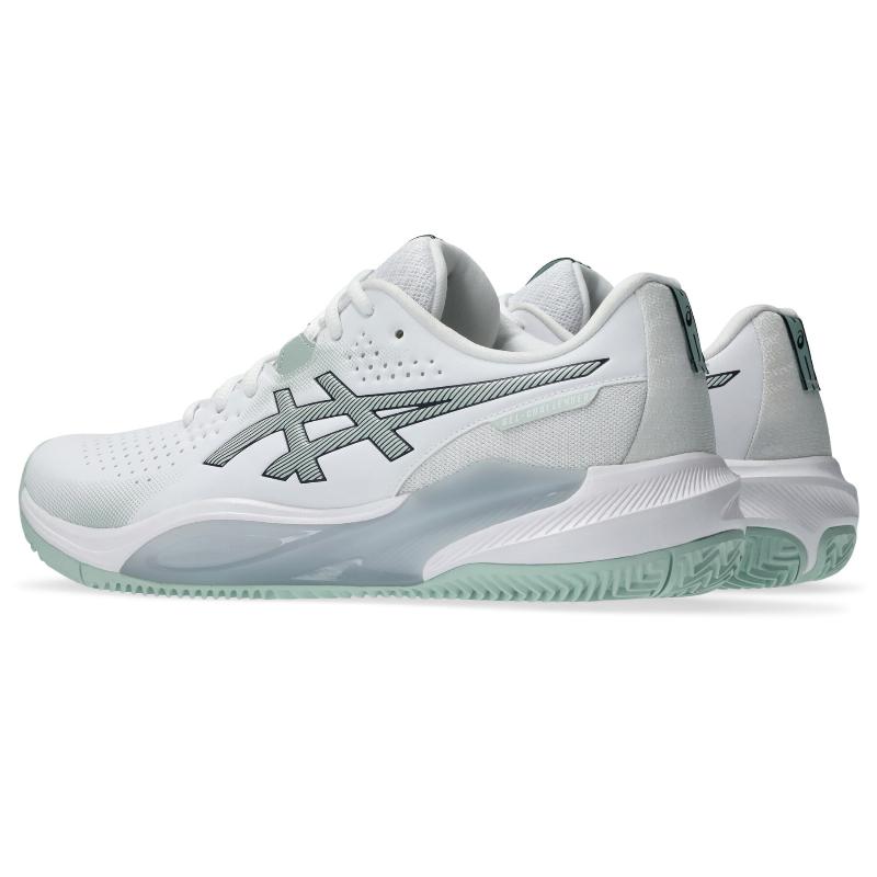 Zapatillas Asics Gel Challenger 15 Clay Blanco Verde Liquen