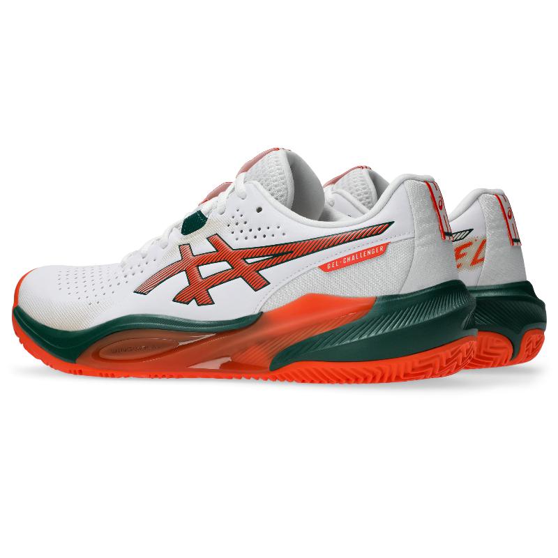 Zapatillas Asics Gel Challenger 15 Padel Blanco Naranja