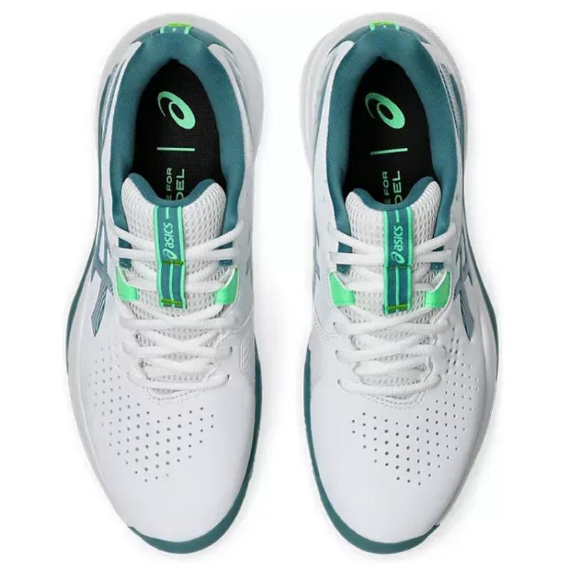 Zapatillas Asics Gel Challenger 15 Padel Blanco Verde Pino