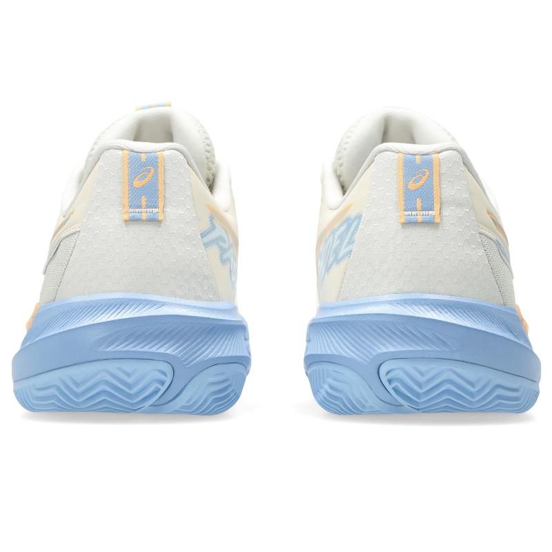 Zapatillas Asics Gel Challenger 15 Padel Crema Azul Stone Mujer