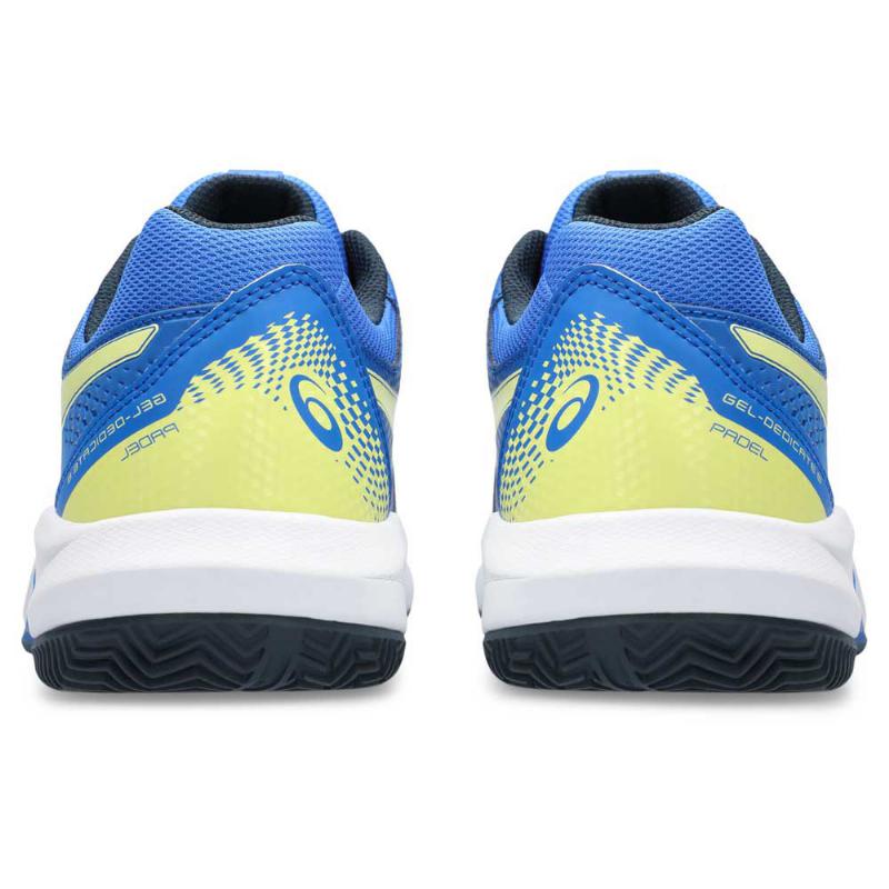 Zapatillas Asics Gel Dedicate 8 Padel Azul Amarillo