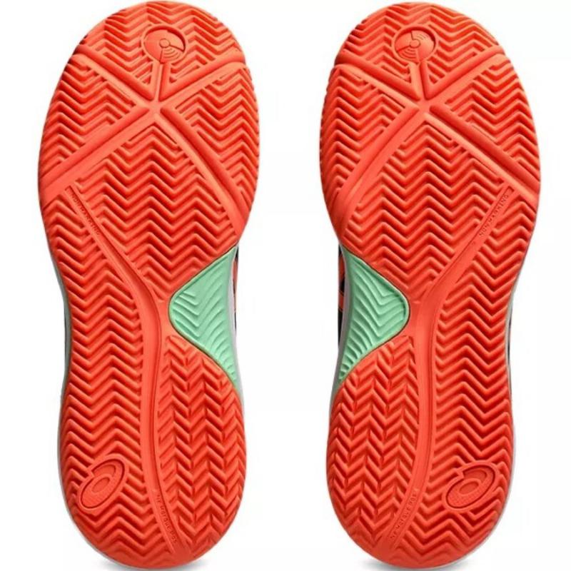 Zapatillas Asics Gel Dedicate 8 Padel GS Negro Coral Junior