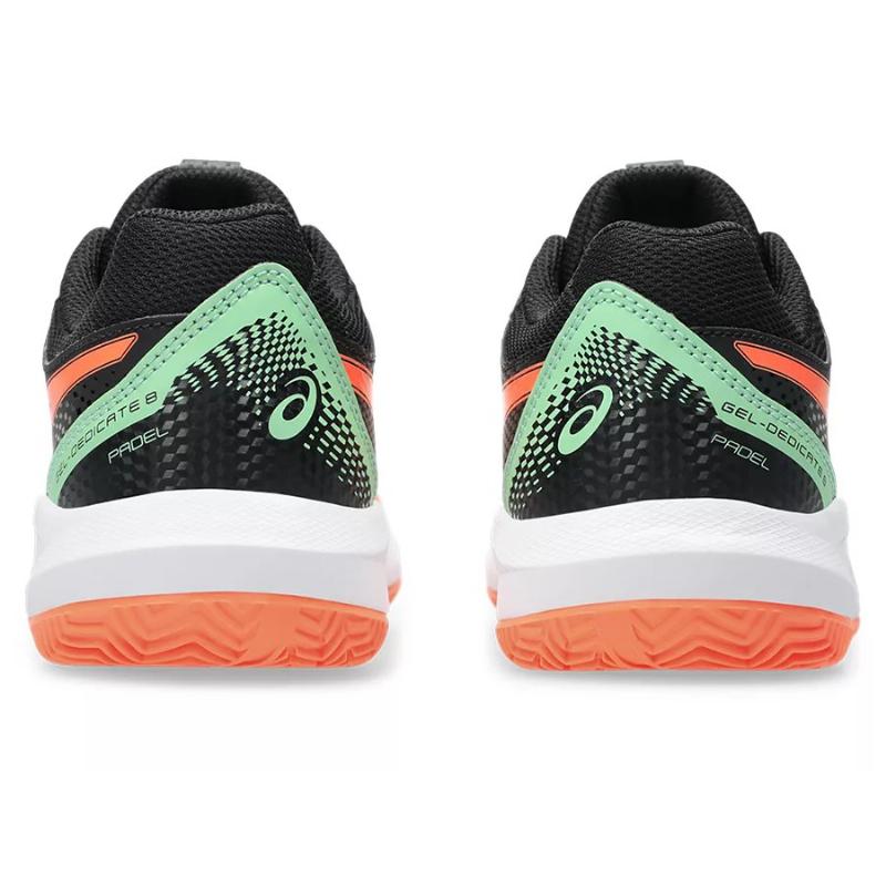 Zapatillas Asics Gel Dedicate 8 Padel GS Negro Coral Junior