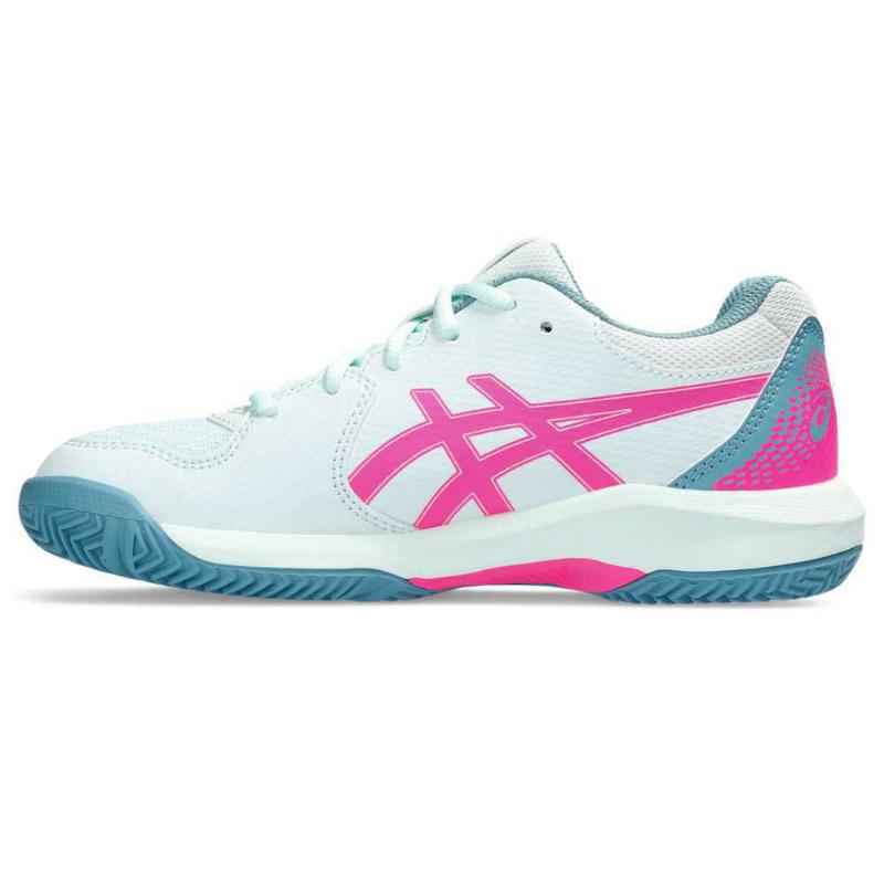 Asics Gel widmen Schuhe 8 Padel Minta Rosa Fluor Junior