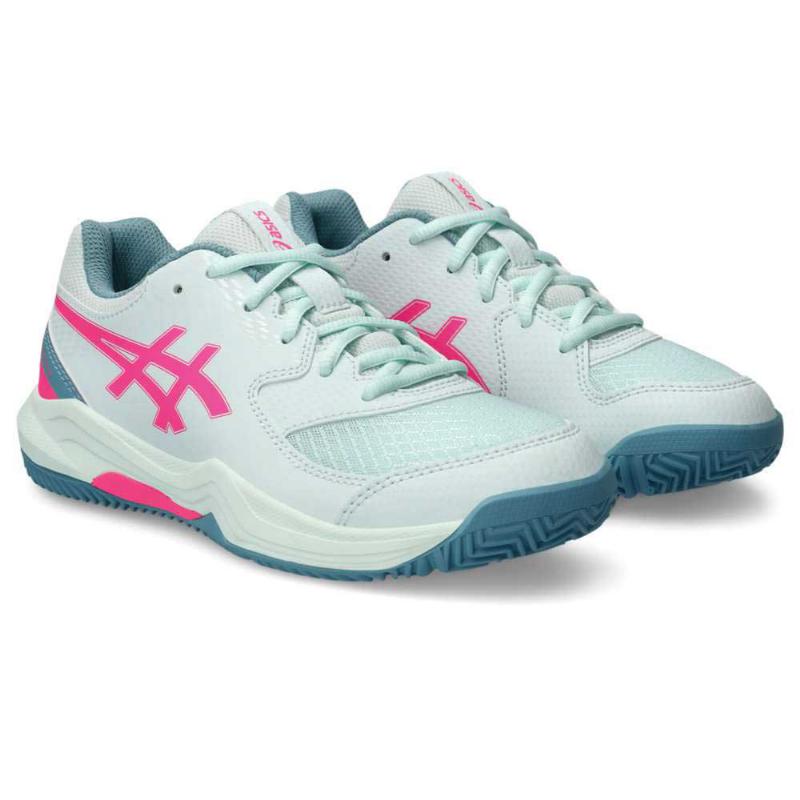 Asics Gel widmen Schuhe 8 Padel Minta Rosa Fluor Junior