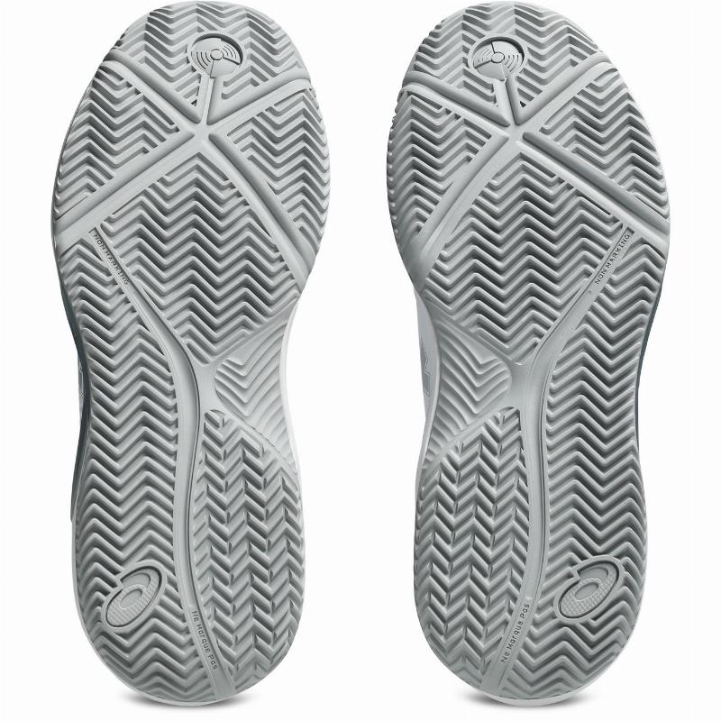 Zapatillas Asics Gel Dedicate 9 Padel Blanco Gris Mujer