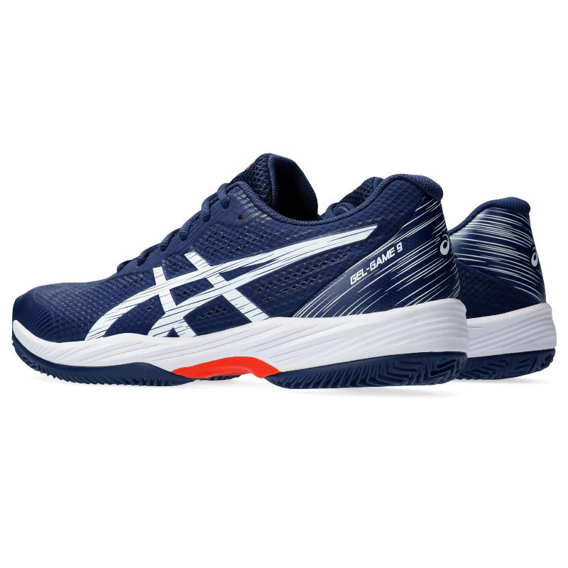 Zapatillas Asics Gel Game 9 Clay Azul Marino Blanco