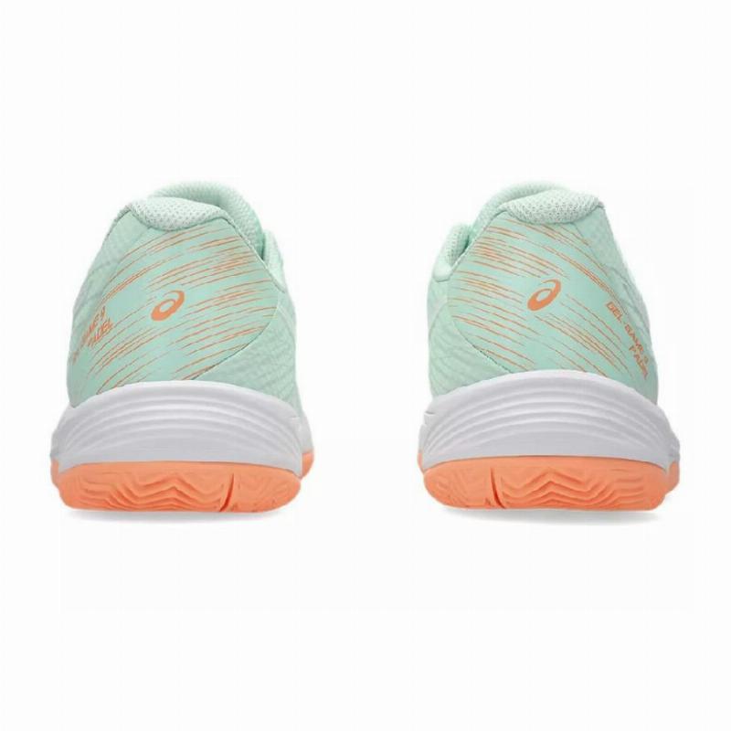 Zapatillas Asics Gel Game 9 Padel Menta Blanco Mujer