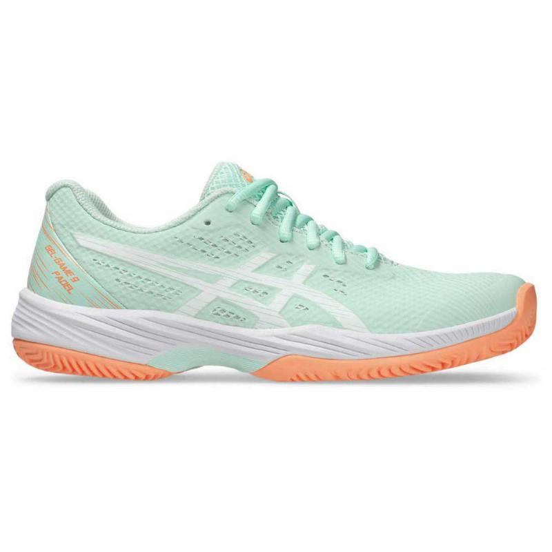 Zapatillas Asics Gel Game 9 Padel Menta Blanco Mujer