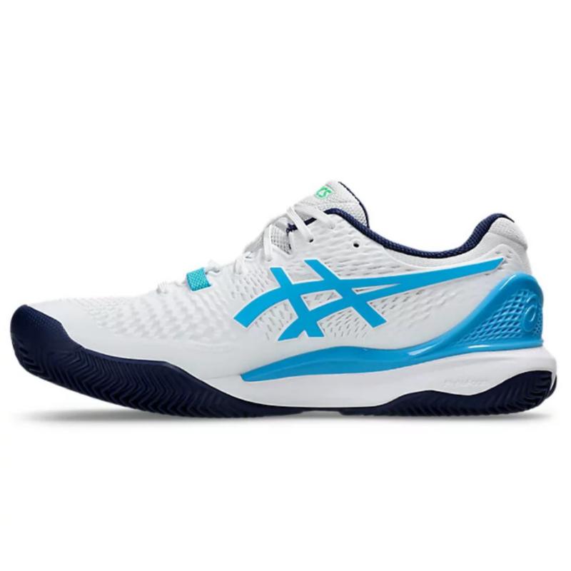 Risoluzione gel asics 9 scarpe argilla blanco aqua