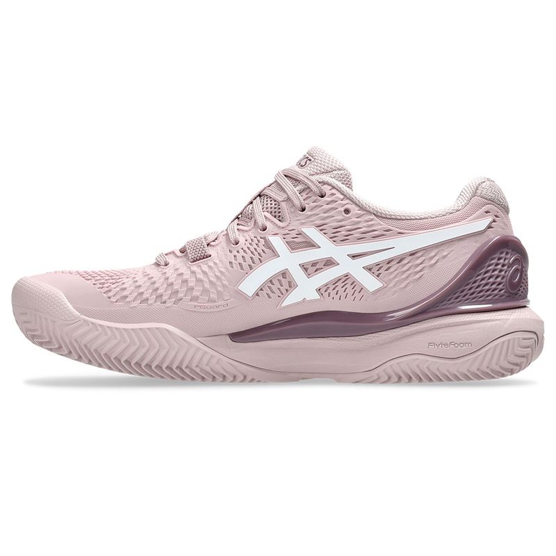 Zapatillas Asics Gel Resolution 9 Clay Rosa Blanco Mujer