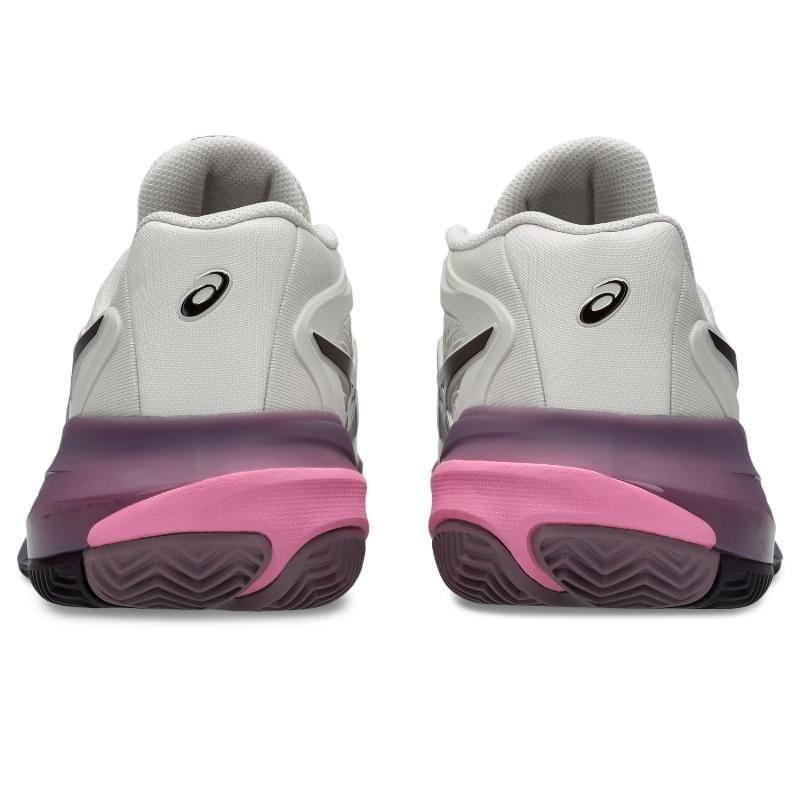 Zapatillas Asics Gel Resolution X Clay Beige Granate Oscuro Mujer
