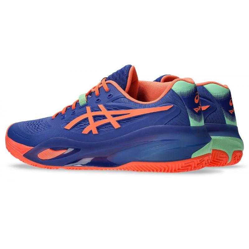 Zapatillas Asics Gel Resolution X Padel Azul Cobalto Coral