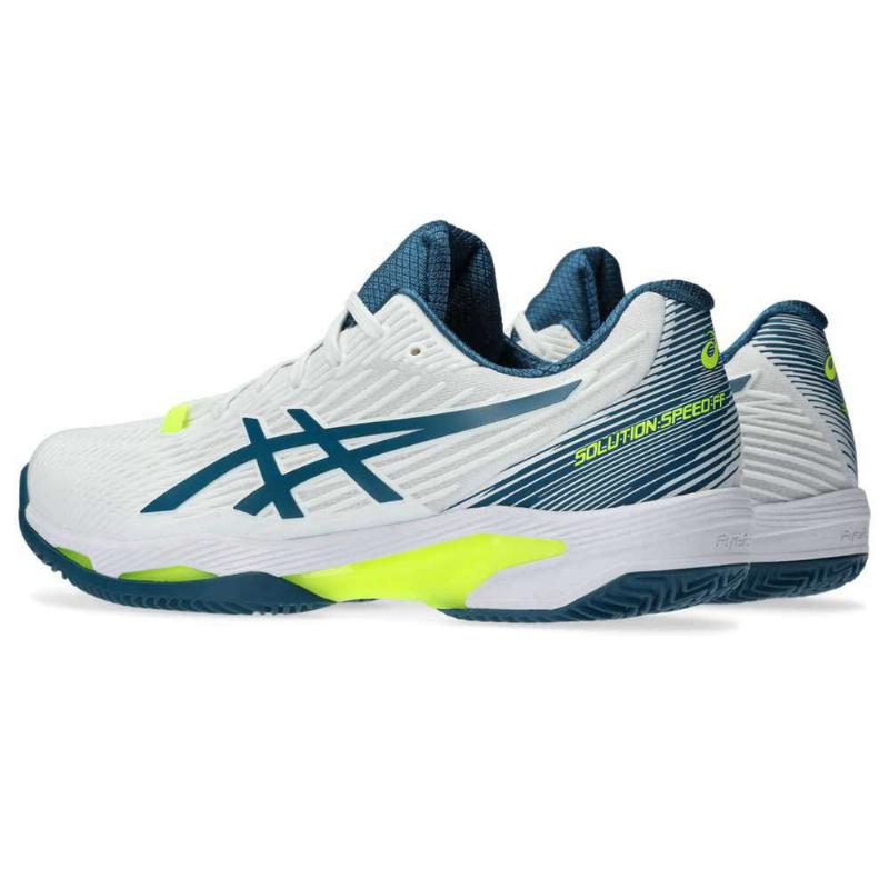 Asics Solution Speed ​​FF 2 Clay White Grey Blue Running Shoes