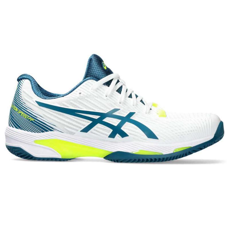 Asics Solution Speed ​​FF 2 Clay White Grey Blue Running Shoes