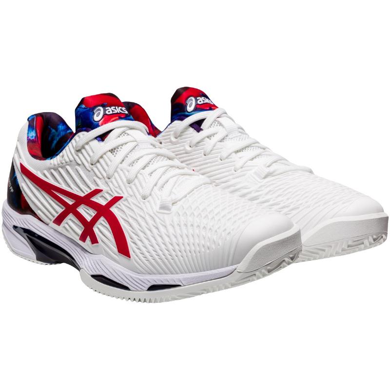 Zapatillas Asics Solution Speed FF 2 Clay L.E. Blanco Rojo Classic