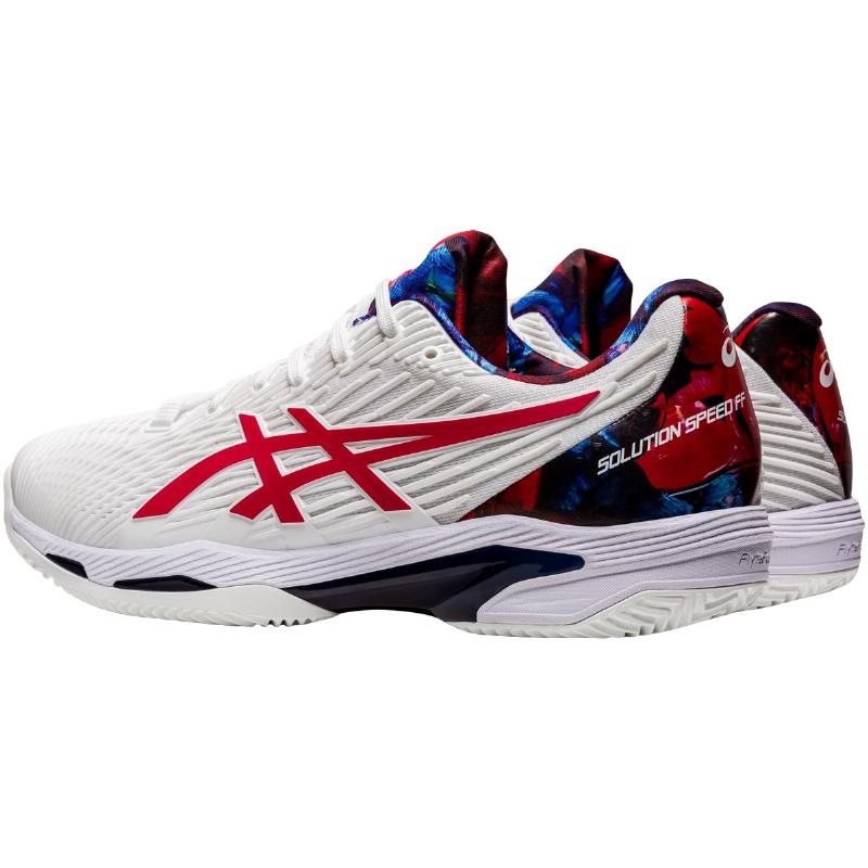 Zapatillas Asics Solution Speed FF 2 Clay L.E. Blanco Rojo Classic