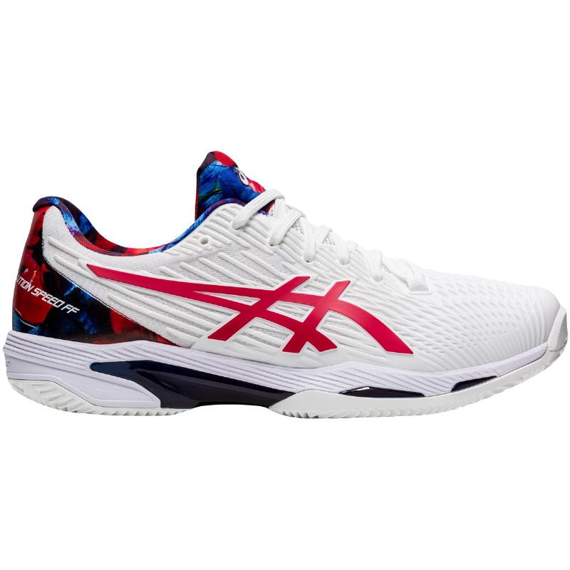 Zapatillas Asics Solution Speed FF 2 Clay L.E. Blanco Rojo Classic