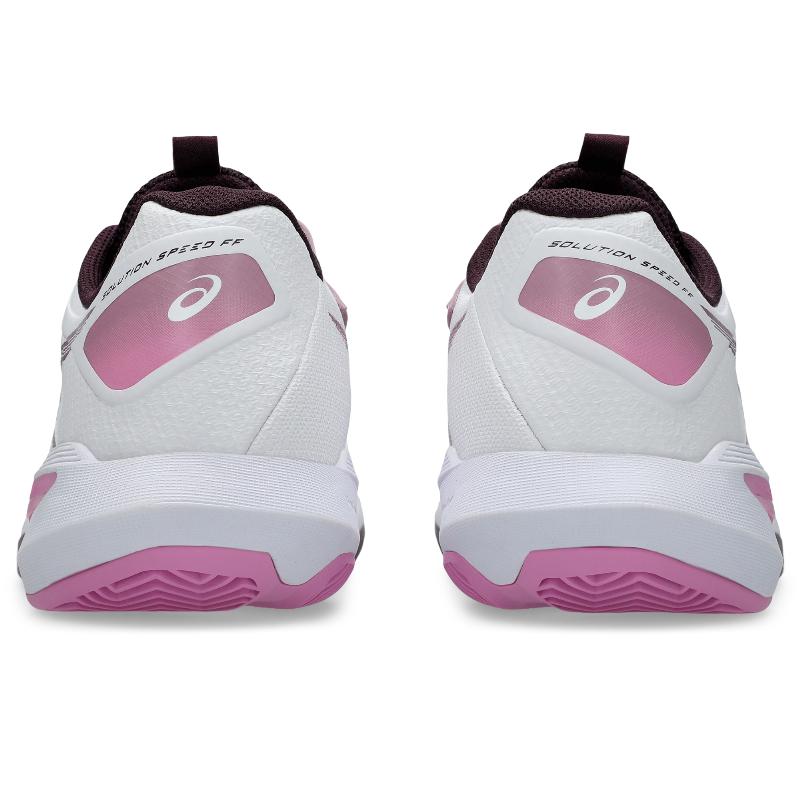 Scarpe Asics Solution Speed FF 4 Clay Bianco Malva da Donna