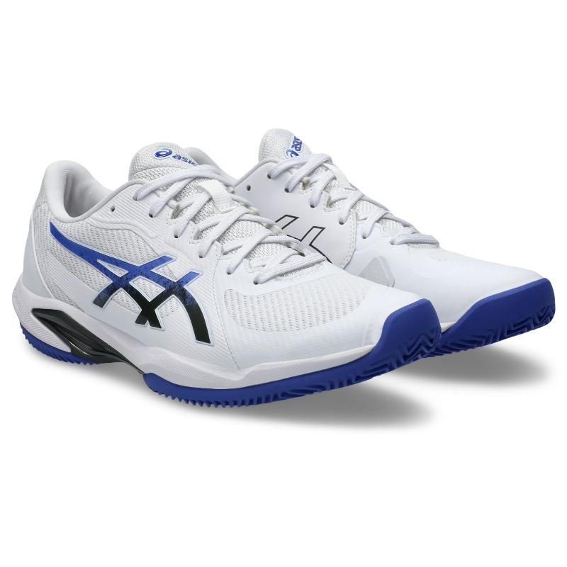 Zapatillas Asics Solution Swift FF 2 Clay Blanco Azul Cobalto