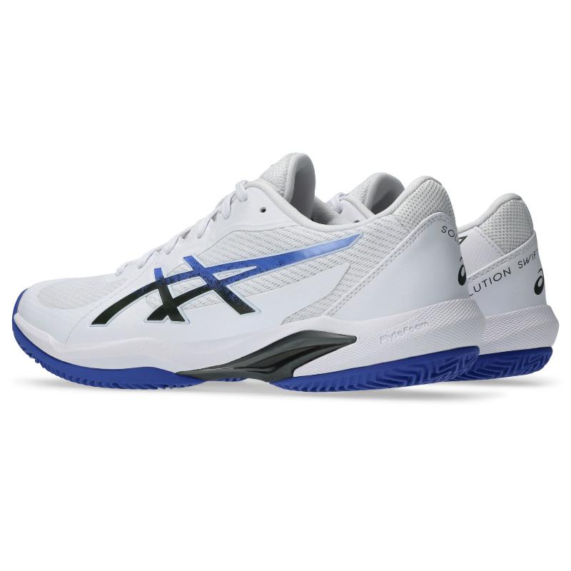 Zapatillas Asics Solution Swift FF 2 Clay Blanco Azul Cobalto