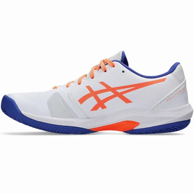 Zapatillas Asics Solution Swift FF 2 Padel Blanco Azul Cobalto