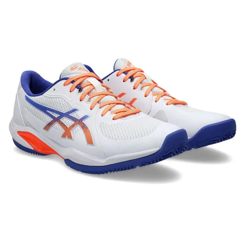 Zapatillas Asics Solution Swift FF 2 Padel Blanco Azul Cobalto