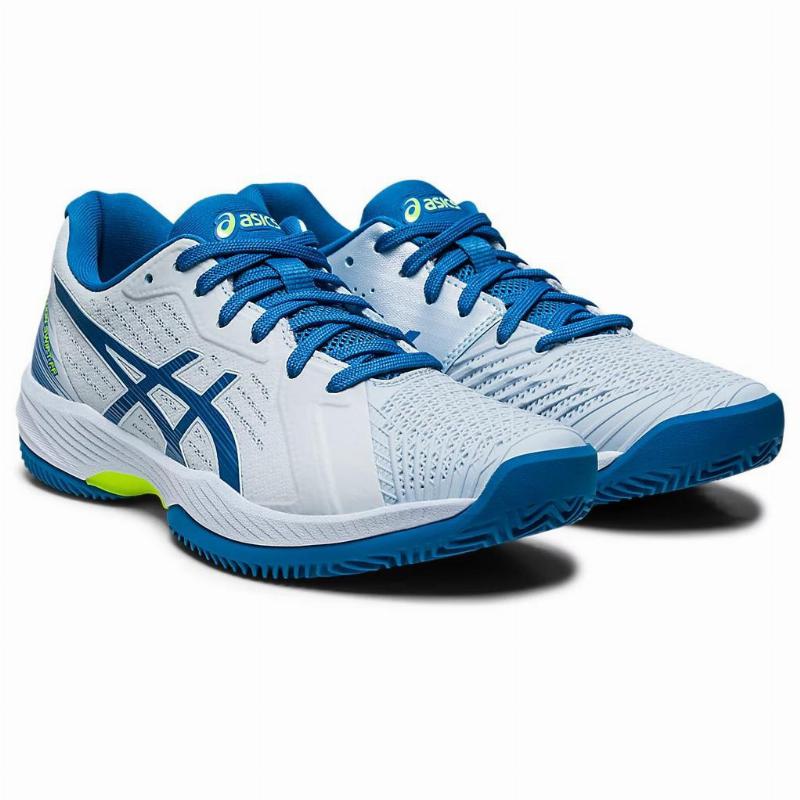 Zapatillas Asics Solution Swift FF Clay Blanco Azul Cielo Mujer