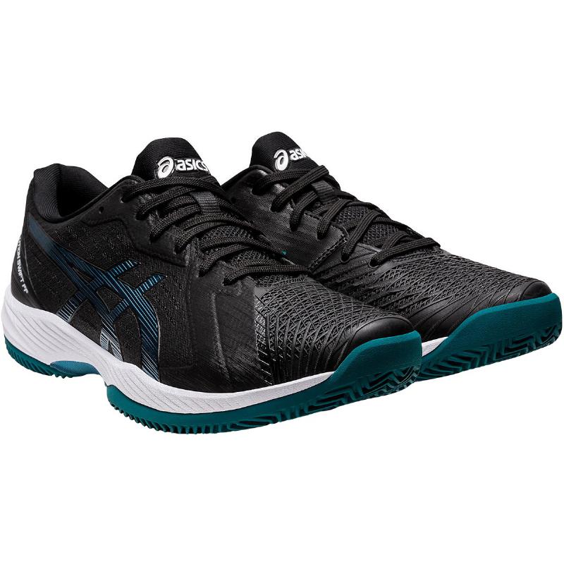 Asics Solution Swift FF Clay Shoes Black Misty Pine