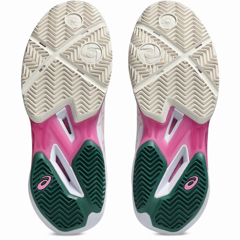 Zapatillas Asics Sonicsmash FF Blanco Verde Mujer