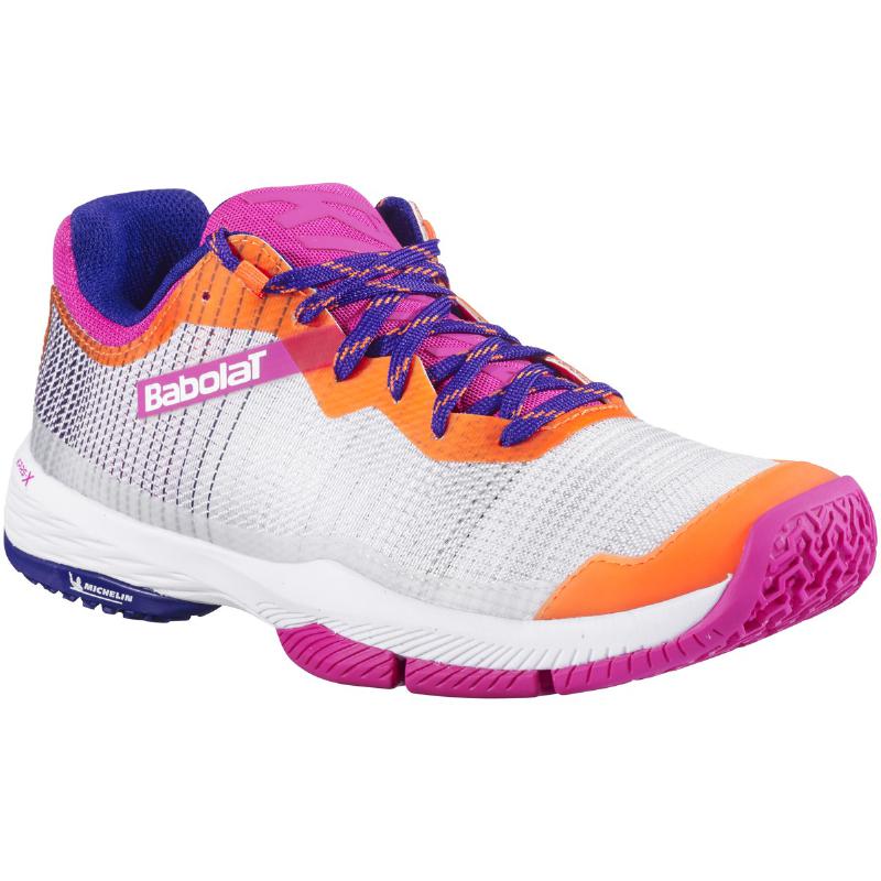 Zapatillas Babolat Jet Ritma Gris Rosa Mujer