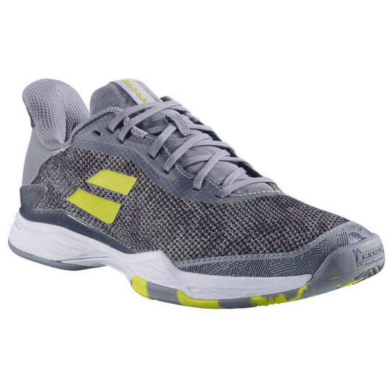 Zapatillas Babolat Jet Tere Clay Gris Oscuro Verde Neon