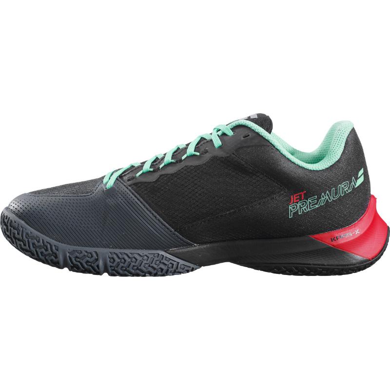 Juan LeBron Jet Egg 2 Black Red Babolat Sneakers