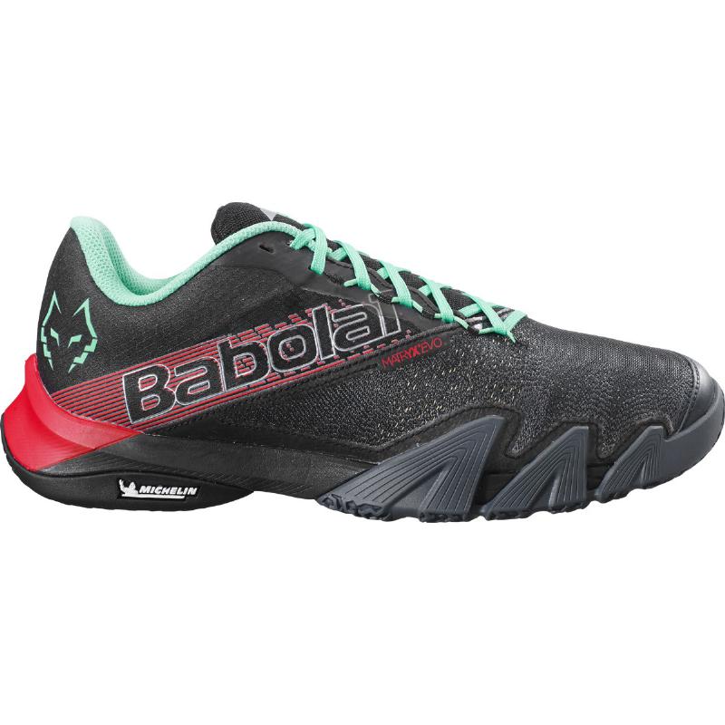 Juan LeBron Jet Egg 2 Black Red Babolat Sneakers