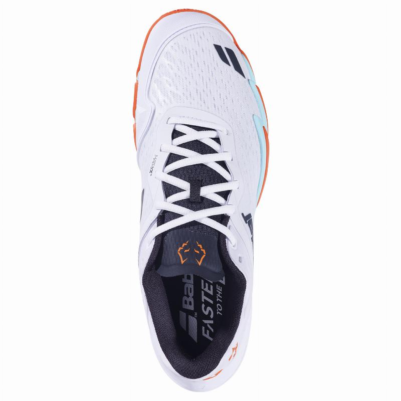 Zapatillas Babolat Juan Lebron Jet Premura 3 Blanco Naranja