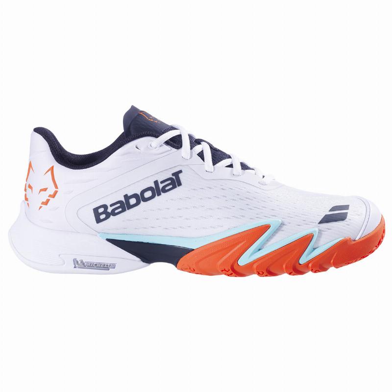 Zapatillas Babolat Juan Lebron Jet Premura 3 Blanco Naranja