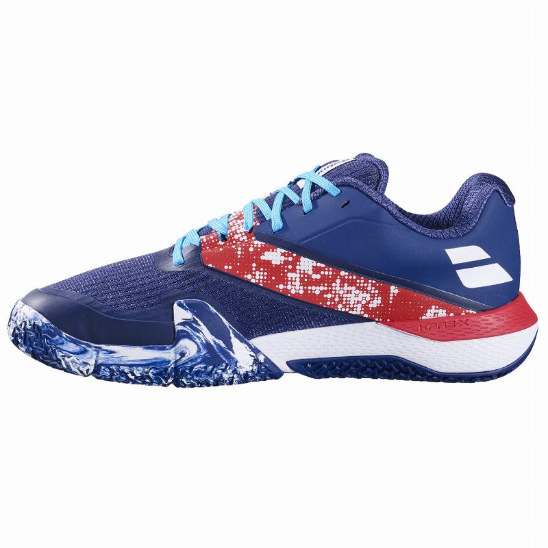 Zapatillas Babolat Movea 2 Azul Oscuro Rojo