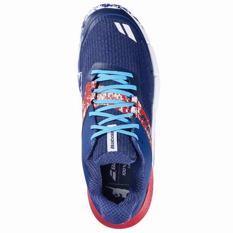 Zapatillas Babolat Movea 2 Azul Oscuro Rojo