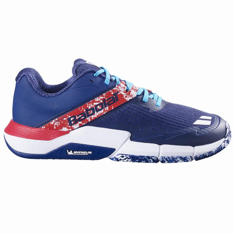 Zapatillas Babolat Movea 2 Azul Oscuro Rojo