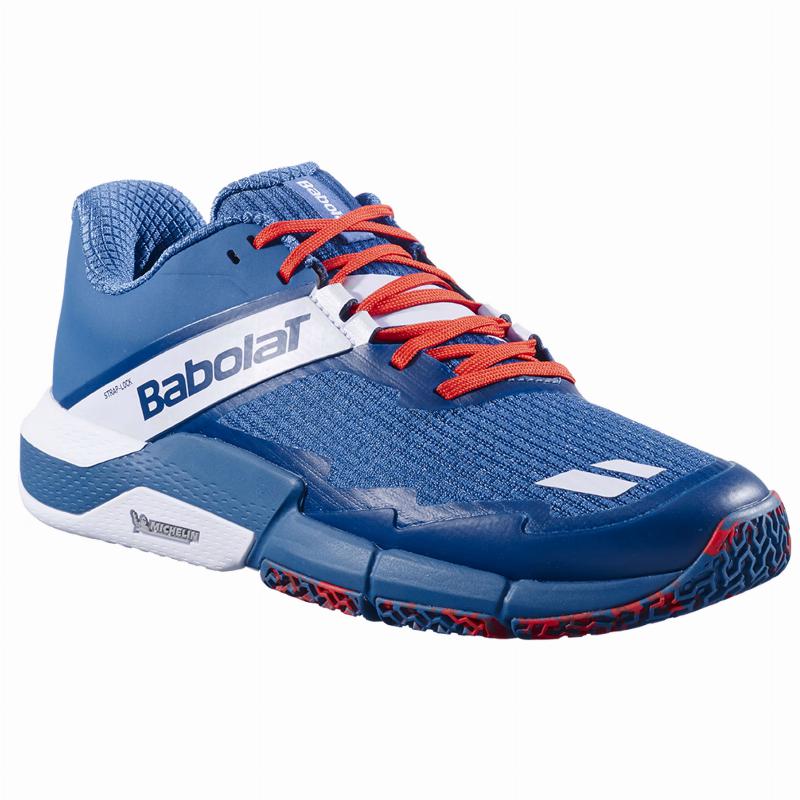 Zapatillas Babolat Movea 2 Azul Petroleo Rojo