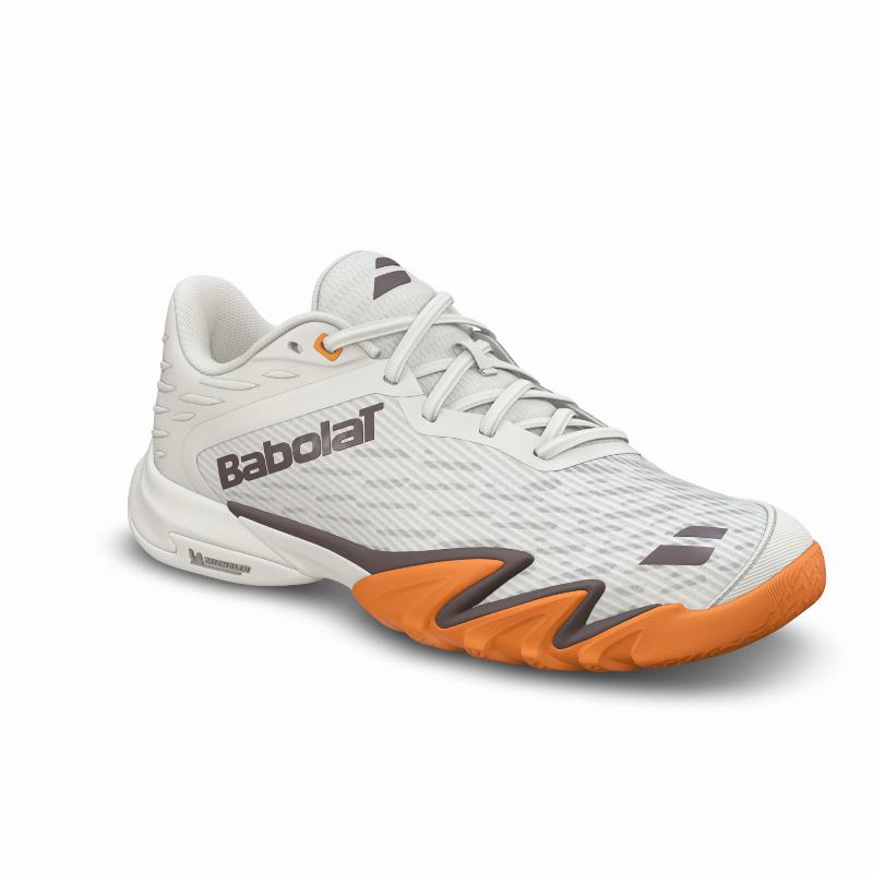 Zapatillas Babolat Premura 3 Crema Naranja