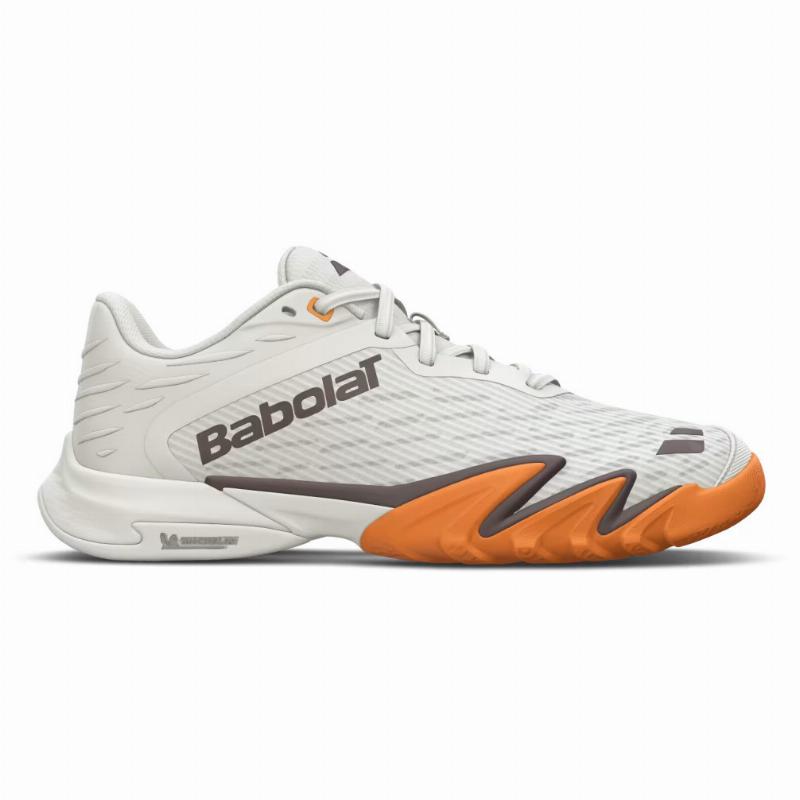 Zapatillas Babolat Premura 3 Crema Naranja
