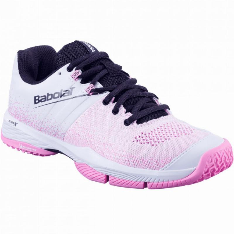 Zapatillas Babolat Sensa Blanco Lila Mujer