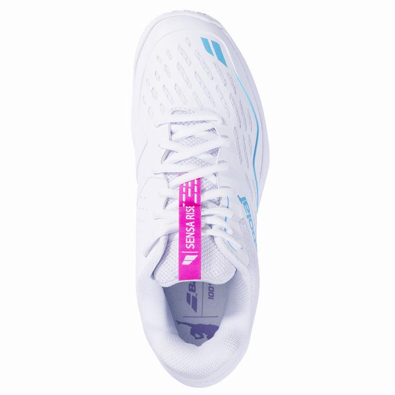 Zapatillas Babolat Sensa Rise Blanco Rosa Mujer
