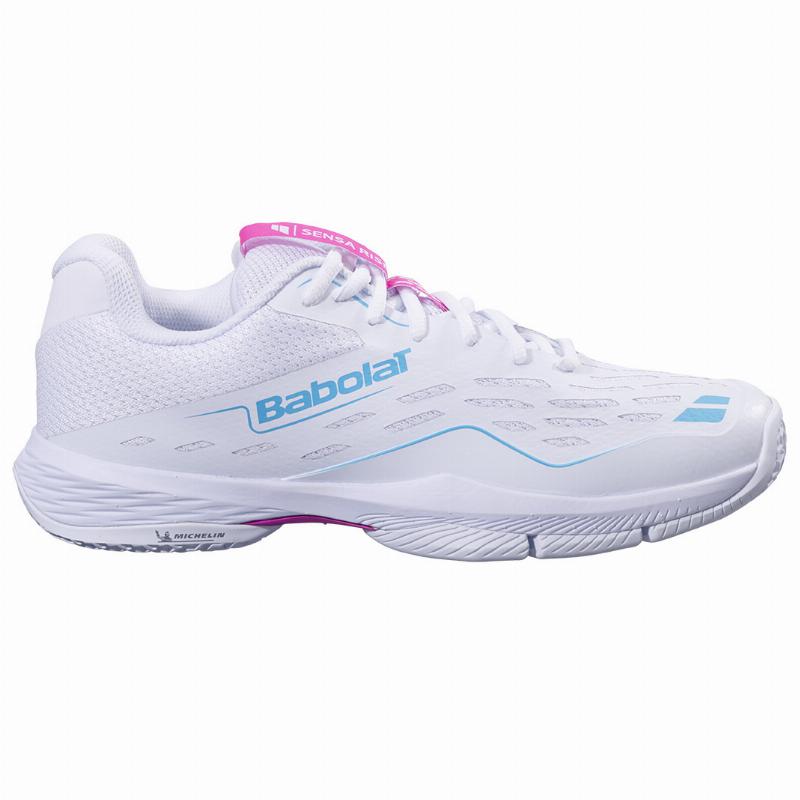 Zapatillas Babolat Sensa Rise Blanco Rosa Mujer